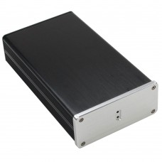USB PCM2706 DAC Decoder Chassis Enclosure Box Case Shell 208x116x50mm Silver