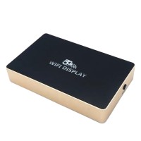 WiFi Display Wireless Dongle HDMI+VGA Video Player Miracast Airplay for Android iOS Windows Gold