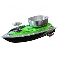 Remote Control Bait Fishing Boat RC Fish Finder Fishing Lure Boat with Searchlight Green