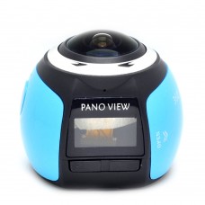 V1 360 Degree Mini WiFi Panoramic Video Camera 2448P 30fps 16MP Photo 3D Sports DV VR Blue