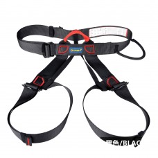 XINDA Outdoor Sports Rock Climbing Half Body Waist Support Safety Belt Harness Aerial Equipment Black