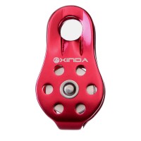 XINDA Outdoor Rock Climbing Mountain High Altitude Work Fixed Single Pulley Aluminium 20KN Pulley