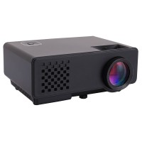 RD-810 Mini LCD Projector Home Theater HD Video Multimedia Player Beamer 1080P Black