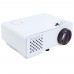 RD-810 Mini LCD Projector Home Theater HD Video Multimedia Player Beamer 1080P White