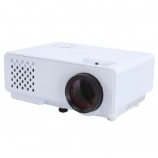RD-810 Mini LCD Projector Home Theater HD Video Multimedia Player Beamer 1080P White