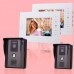 WD01H22 7" LCD HD Visual Doorbell Video Door Phone Wired Intercom 2 to 2 Home Security