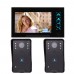 WD02K-21 7" Color LCD Video Door Phone Wired Doorbell Video Intercom 2 to 1 Infrared Night Vision