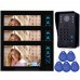 WD02S-13 7" Color LCD Video Door Phone Door Access Control 1 to 3 Night Nivision Home Security