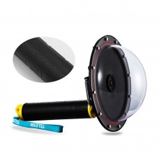 TELESIN T03 6" Diving Underwater Photography Gopro Dome Port Cover with Floaty Grip for Hero 4 3+ Camera
