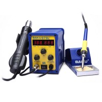 BAKU BK-878L2 110V 700W LED Digital Hot Air Gun SMD Rework Station with Soldering Iron  