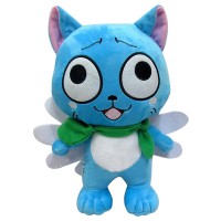 Anime Fairy Tail Habib Standing Naz Cat Doll Stuffed Toy Animation Cartoon Super Wings Plush Toy