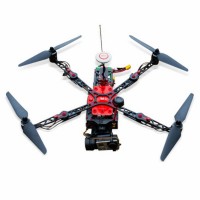 XuGong Carbon Fiber FPV Quadcopter Frame Foldable 4 Axis Drone Integrated Brushless Gimbal