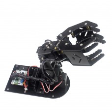 4DOF Robot Mechanical Arm Hand Clamp Claw Manipulator Frame w/ Servo Horn for Arduino DIY