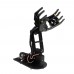 4DOF Robot Mechanical Arm Hand Clamp Claw Manipulator Frame w/ Servo Horn for Arduino DIY