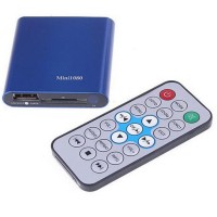 Mini 1080P HD Media Player HDMI AV Output HDD U-Disk Video Player Support USB Host Blue