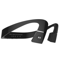LF-18 Wireless Bluetooth 4.1 Stereo Headset Waterproof Neck-Strap Headphone Bone Conduction NFC Hands-Free Earphone Black