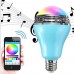JOYFLY LED Bulb Light Wireless Audio Bluetooth Smart Colorful Lamp Phone APP Remote Control