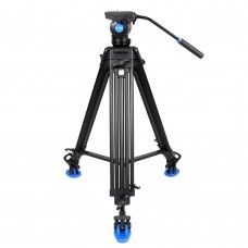 KH-26NL Tripod Hydraulic Pressure Gimbal Quick Release Plate Combo for DSLR Camera Photography
