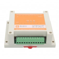 Modbus RTU Protocal 8 in 8 out Controller RS485 Module Remote IO DA PLC Extension Module  