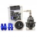 TOM1 Universal Adjustable Fuel Pressure Regulator Booster Valve with Pressure Gauge for Car