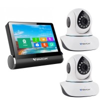 VStarcam NVS-K200 Wireless Network Video Server Monitor + WIFI CCTV IP Camera C7838WIP