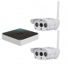 VStarcam N400 Eye4 Onvif 4CH NVR HD ONVIF Network Video Recorder + Wireless CCTV IP Camera C7816WIP