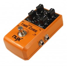 NUX Time Core Guitar Effect Pedal 7 Delay Models True Bypass Guitar Pedal with Loop Machine  