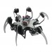 18DOF Aluminium Hexapod Spider Six Legs Robot Kit 18 Steering Gears Compatible w/ Arduino Silver