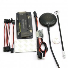 APM V2.8.0 ArduPilot UAV Flight Controller No Compass with Ublox Neo-6M GPS & Power Module for FPV Multicopter  