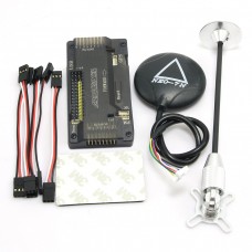 APM V2.8.0 ArduPilot UAV Flight Controller No Compass with Ublox Neo-7N GPS & Folding Holder for FPV Multicopter 