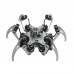Assembled 18DOF Aluminium Hexapod Spider Six Legs Robot Kit with LD-1501 Servos & Controller -Silver