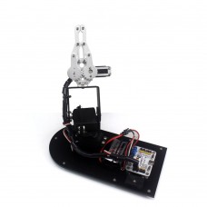 3DOF Robot Mechanical Arm + Servo + Servo Horn + Clamp Claw + 32CH Controller + Handle