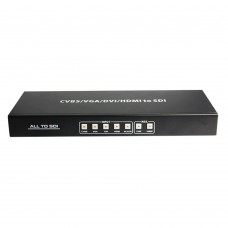 ALL to SDI Scaler Converter CVBS VGA DVI HDMI to HD-SDI 3G-SDI Signal Converter HDV-SA01