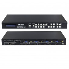 HDMI 4 x4 Mixed Inputs Seamless Matrix Switcher Support HDMI VGA RS232 TCP IP Control HDM-944F