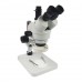 7X-45X Trinocular Industry Zoom Stereo Microscope with 14MP HD Camera DVR C Mount