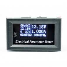 OLED DC Voltage Current Meter 33V 10A Electrical Parameter Tester Power Temperature Energy Capacity Test