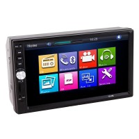 7" TFT Car Audio MP5 Player Bluetooth Support Rear View Camera AUX FM USB SD MMC 7012B