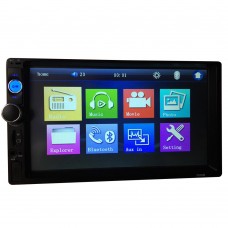 7" HD Car Radio MP5 Player 2 Din Touch Screen Bluetooth Support FM MP5 USB AUX Bluetooth 7010B