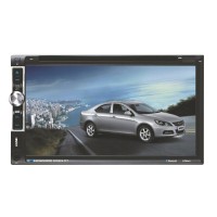 6.95" Car DVD CD Player 2-DIN In Dash FM Radio Receiver HD Touch Screen Bluetooth F6063B