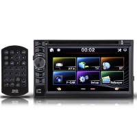 6.5" Car DVD Player 2 Din Touch Capacitance Screen Bluetooth FM Radio Steering Wheel Control
