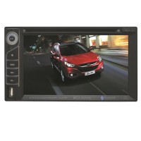 Car DVD Player 2 Din DIVX VCD CD USB Bluetooth Auto Multimedia FM MP5 Audio Player 6201A