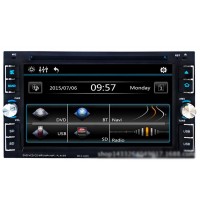 6.2" 2 DIN Car DVD Player Touch Screen Bluetooth Phone FM Radio MP3 MP4 CD Audio Video USB SD 6205