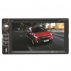 6.2" 2 DIN Car DVD Player Touch Screen Bluetooth 12V FM Radio MP3 MP4 CD VCD Audio Video USB SD