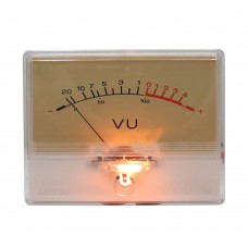 VU Meter for DB Level Headphone Amplifier Chassis Audio Preamp with Backlight T-90