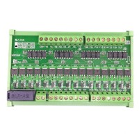 16 Channel PLC Amplifier Module PNP to NPN Solenoid Valve Drive IO Interface Relay Board Photoelectric Isolation