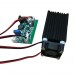 450nm 2W Focusable Blue Laser Diode Module TTL Interface with Power Supply