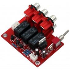 Three Channel Input Analog Signal Audio Switching Board for Power Amplifier DIY