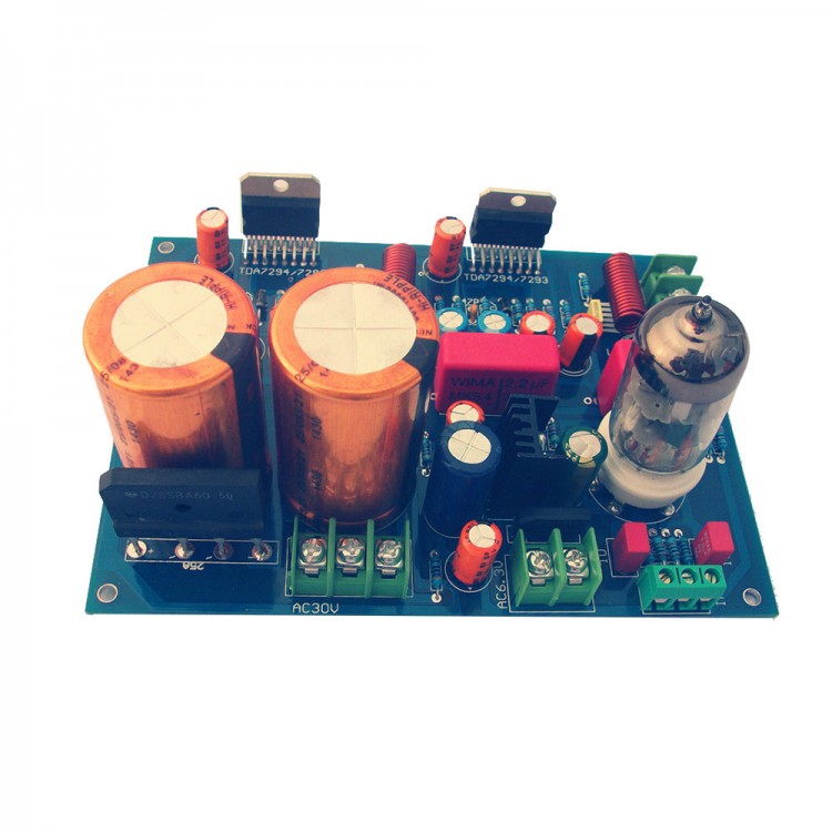 HIFI 6N11 + TDA7293 Stero Power Amplifier Board 100W+100W Dual Channel