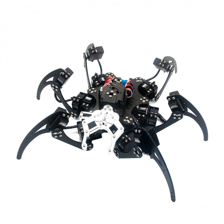 20DOF Aluminium Hexapod Robotic Spider Six Legs Robot Frame Kit (fully ...