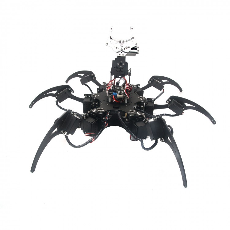 20DOF Aluminium Hexapod Robotic Spider Six Legs Robot Frame Kit (fully ...